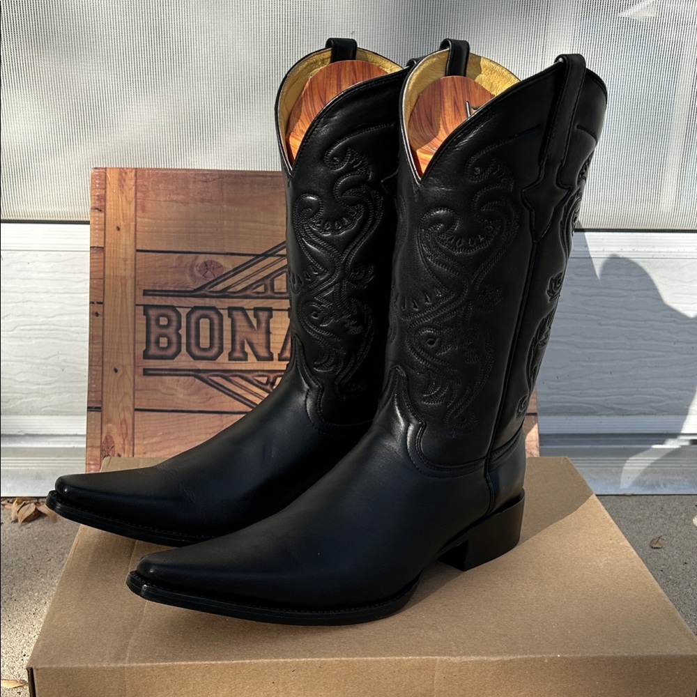 Genuine Leather Exotic Print Western Men's Cowboy Boots